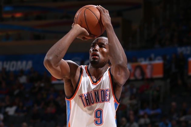 OKLAHOMA CITY, OK- JANUARY 26: Serge Ibaka