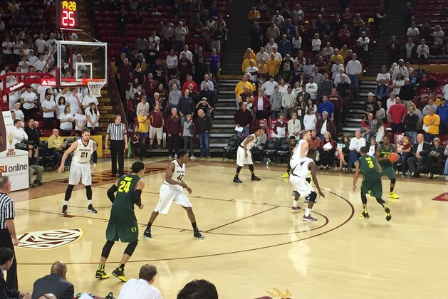 Oregon at Arizona State on Jan. 30 at Wells Fargo Arena