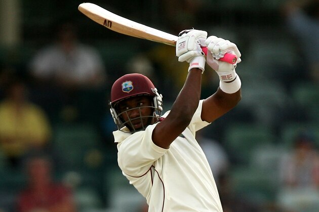 PERTH, AUSTRALIA - DECEMBER 19: Dwayne Bravo of the West Indies plays a cut shot during day four of the Third Test match between Australia and the West Indies at WACA on December 19, 2009 in Perth, Australia.  (Photo by Paul Kane/Getty Images)