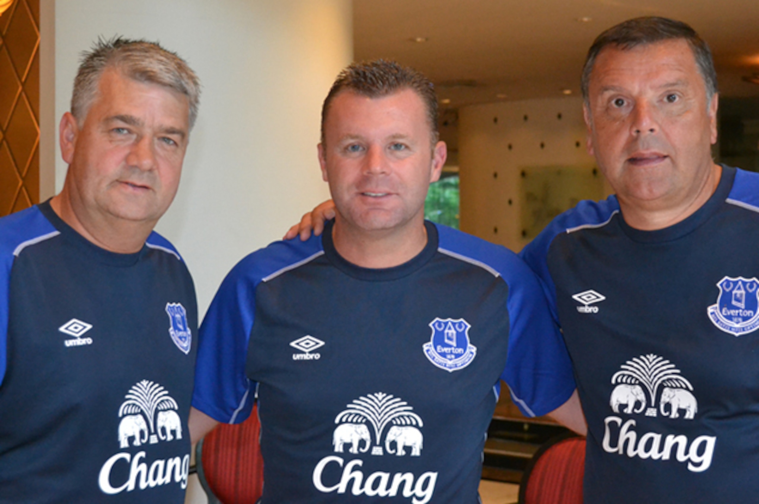 Ian Snodin, Graham Stuart and Graeme Sharp Ian Snodin, Graham Stuart and Graeme Sharp