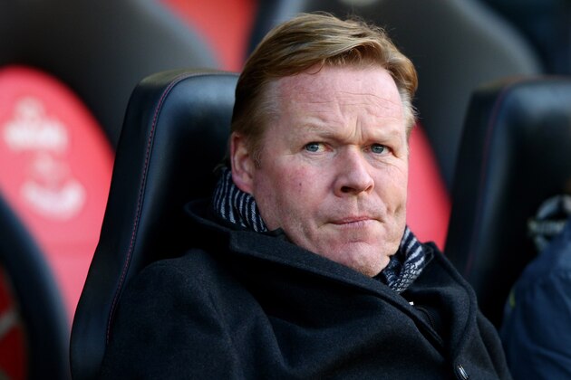 SOUTHAMPTON, ENGLAND - FEBRUARY 01:  Ronald Koeman the manager of Southampton looks on during the Barclays Premier League match between Southampton and Swansea City at St Mary's Stadium on February 1, 2015 in Southampton, England.  (Photo by Ian Walton/Getty Images)
