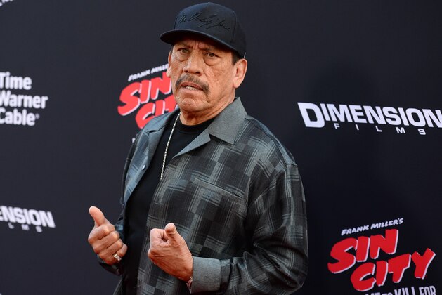 Danny Trejo arrives at the Los Angeles premiere of