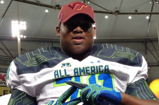 Virginia Tech defensive tackle signee Tim Settle