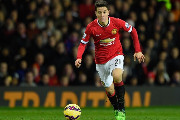 MANCHESTER, ENGLAND - DECEMBER 02:  Ander Herrera of Manchester United in action during the Barclays Premier League match between Manchester United and Stoke City at Old Trafford on December 2, 2014 in Manchester, England.  (Photo by Mike Hewitt/Getty Images)
