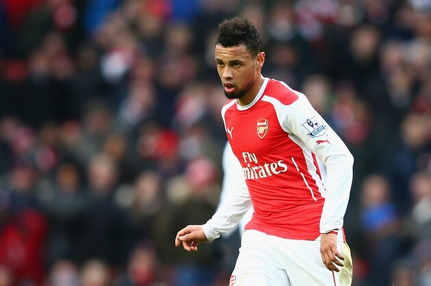 LONDON, ENGLAND - FEBRUARY 01:  Francis Coquelin of Arsenal in action during the Barclays Premier League match between Arsenal and Aston Villa at Emirates Stadium on February 1, 2015 in London, England.  (Photo by Clive Mason/Getty Images)