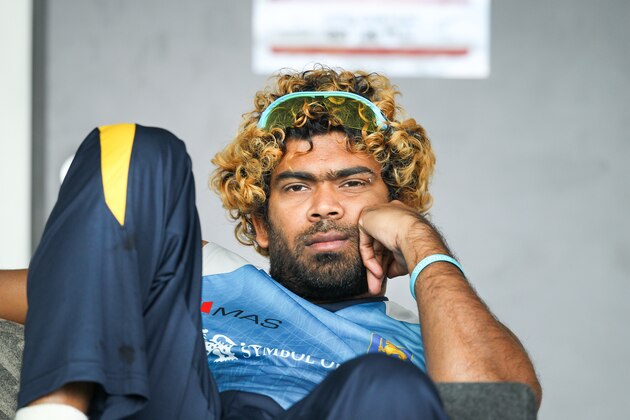 CHRISTCHURCH, NEW ZEALAND - JANUARY 11: Lasith Malinga of Sri Lanka sits in the dressing room during the One Day International match between New Zealand and Sri Lanka at Hagley Oval on January 11, 2015 in Christchurch, New Zealand.  (Photo by Martin Hunter/Getty Images)