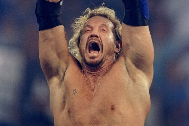 12 Jun 1998:  Diamond Dallas Page in action during the WCW Bash at the Beach at the Cox Arena in San Diego, California. Mandatory Credit: Elsa Hasch  /Allsport
