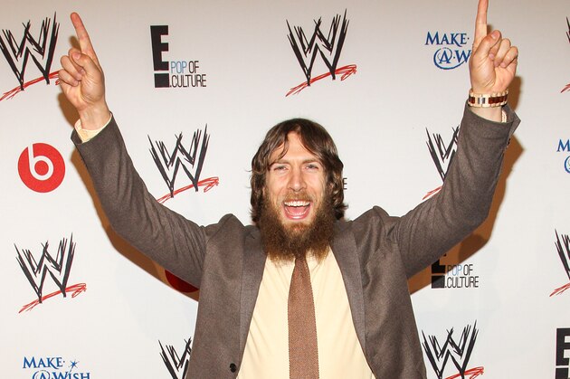 WWE Superstar Bryan Danielson (AKA Daniel Bryan) arrives at the Superstars of Hope honors Make A Wish Foundation event at The Beverly Hills Hotel on Thursday, August 15, 2013 in Beverly Hills, Calif. (Photo by Paul A. Hebert/Invision/AP)