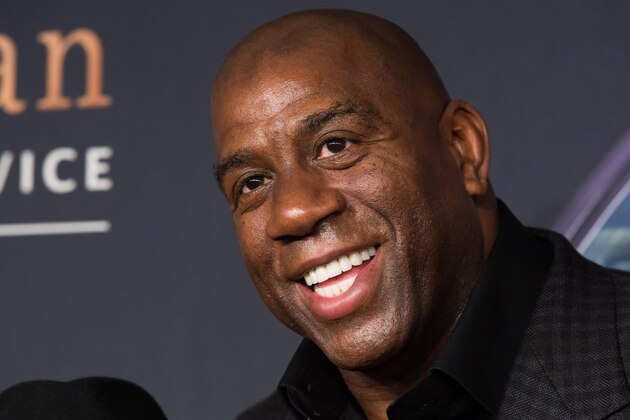 Magic Johnson attends a special screening of