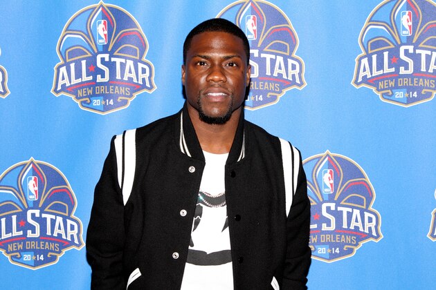 NEW ORLEANS, LA - FEBRUARY 16: Comedian Kevin Hart arrives on the Red Carpet prior to the 2014 NBA All-Star Game at Smoothie King Center on February 16, 2014 in New Orleans, Louisiana. NOTE TO USER: User expressly acknowledges and agrees that, by downloading and/or using this photograph, user is consenting to the terms and conditions of the Getty Images License Agreement.  Mandatory Copyright Notice: Copyright 2014 NBAE (Photo by Ray Amati/NBAE via Getty Images)