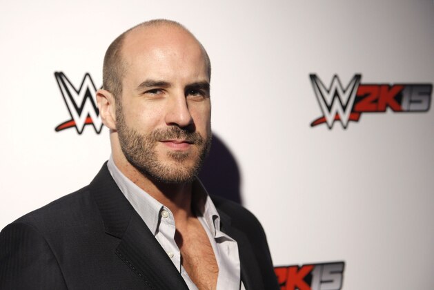 WWE Superstar Cesaro attends the WWE 2K15 SummerSlam Confidential Panel at Club Nokia, on Saturday, August 16, 2014 in Los Angeles. (Photo by Todd Williamson/Invision for 2K/AP Images) WWE Superstar Cesaro attends the WWE 2K15 SummerSlam Confidential Panel at Club Nokia, on Saturday, August 16, 2014 in Los Angeles. (Photo by Todd Williamson/Invision for 2K/AP Images)