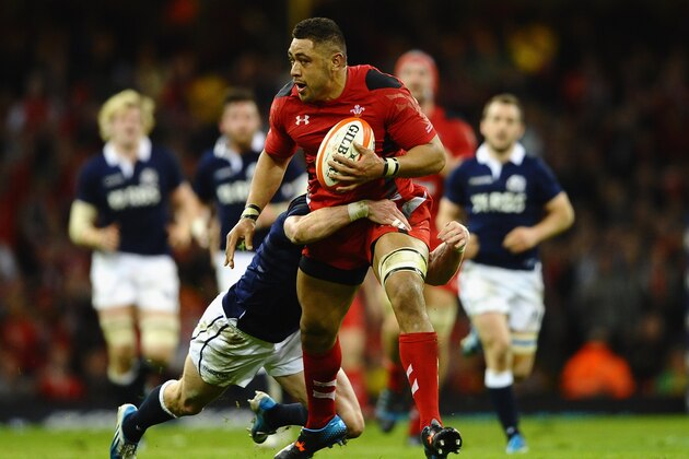 CARDIFF, WALES - MARCH 15: Taulupe Faletau of Wales in action during the RBS Six Nations match between Wales and Scotland at Millennium Stadium on March 15, 2014 in Cardiff, Wales.  (Photo by Laurence Griffiths/Getty Images)