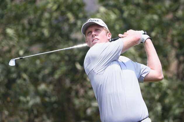 HUA HIN, THAILAND - FEBRUARY 15:  Andrew Dodt of Australia in action during the final round of the 2015 True Thailand Classic at Black Mountain Golf Club on February 15, 2015 in Hua Hin, Thailand.  (Photo by Ian Walton/Getty Images)
