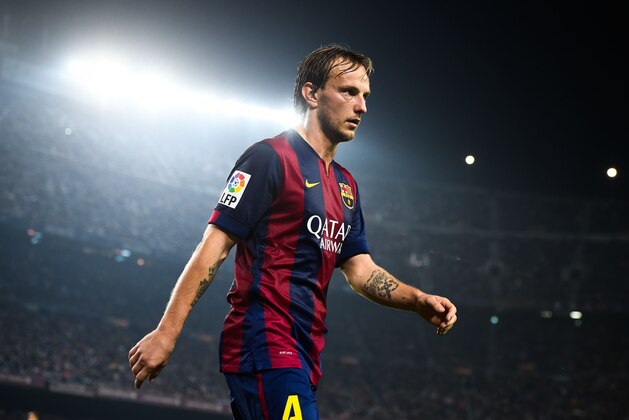 BARCELONA, SPAIN - NOVEMBER 22:  Ivan Rakitic of FC Barcelona looks on  during the La Liga match between FC Barcelona and Sevilla FC at Camp Nou on November 22, 2014 in Barcelona, Spain.  (Photo by David Ramos/Getty Images)