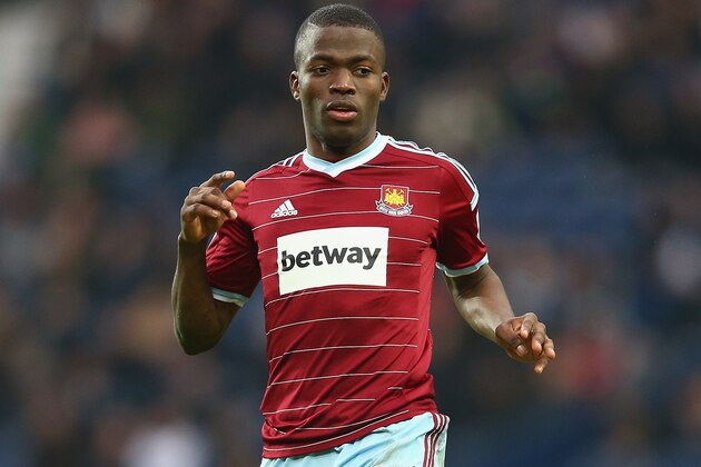 WEST BROMWICH, ENGLAND - FEBRUARY 14:  Enner Valencia of West Ham United in action during the FA Cup Fifth Round match between West Bromwich Albion and West Ham United at The Hawthorns on February 14, 2015 in West Bromwich, England.  (Photo by Clive Mason/Getty Images)