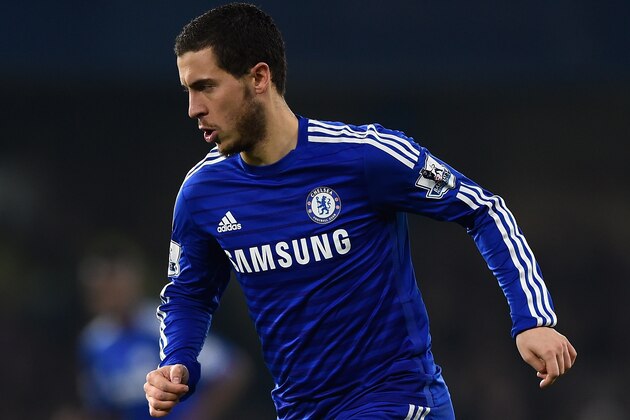 LONDON, ENGLAND - FEBRUARY 11: Eden Hazard of Chelsea in action during the Barclays Premier League match between Chelsea and Everton at Stamford Bridge on February 11, 2015 in London, England. (Photo by Mike Hewitt/Getty Images) LONDON, ENGLAND - FEBRUARY 11: Eden Hazard of Chelsea in action during the Barclays Premier League match between Chelsea and Everton at Stamford Bridge on February 11, 2015 in London, England. (Photo by Mike Hewitt/Getty Images)
