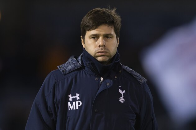 Tottenham's manager Mauricio Pochettino takes to the touchline before his team's English FA Cup third round soccer match against Burnley at Turf Moor Stadium, Burnley, England, Monday, Jan. 5, 2015. (AP Photo/Jon Super) Tottenham's manager Mauricio Pochettino takes to the touchline before his team's English FA Cup third round soccer match against Burnley at Turf Moor Stadium, Burnley, England, Monday, Jan. 5, 2015. (AP Photo/Jon Super)