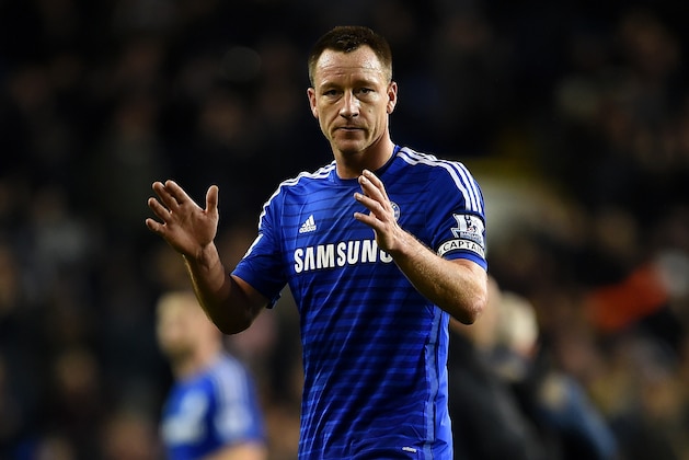 LONDON, ENGLAND - JANUARY 01:  John Terry of Chelsea reacts after the Barclays Premier League match between Tottenham Hotspur and Chelsea at White Hart Lane on January 1, 2015 in London, England.  (Photo by Michael Regan/Getty Images)