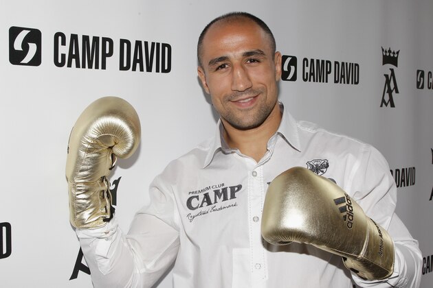 BERLIN - SEPTEMBER 16:  Boxer Arthur Abraham poses during a press conference on September 16, 2010 in Berlin, Germany. Abraham signed a co-operation with German retail clothes company Camp David.  (Photo by Andreas Rentz/Getty Images)