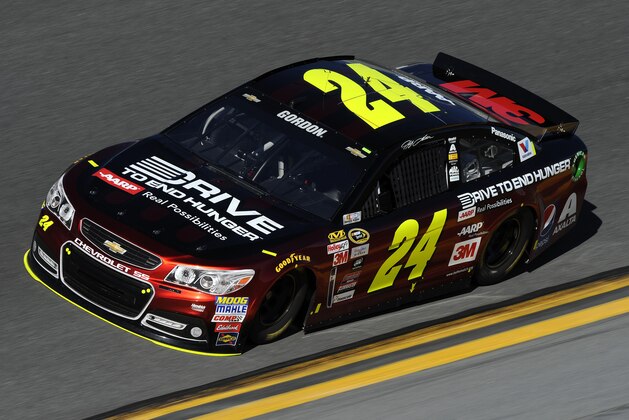 DAYTONA BEACH, FL - FEBRUARY 18:  Jeff Gordon, driver of the