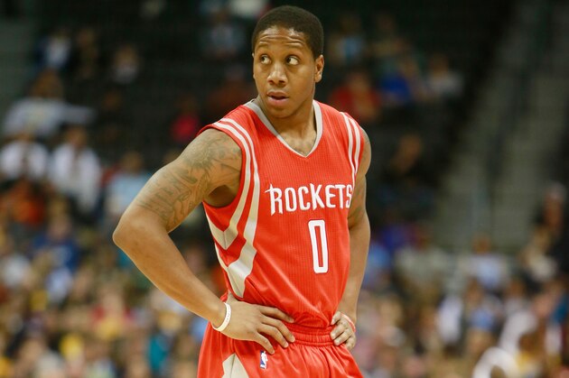 Dec 17, 2014; Denver, CO, USA; Houston Rockets guard Isaiah Canaan (0) during the game against the Denver Nuggets at Pepsi Center. The Rockets won 115-111 in overtime.  Mandatory Credit: Chris Humphreys-USA TODAY Sports