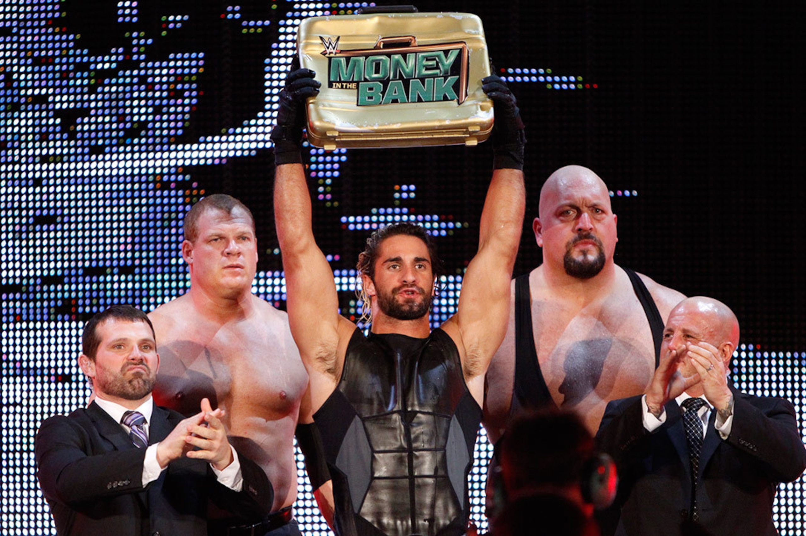 Seth Rollins with The Authority Seth Rollins with The Authority