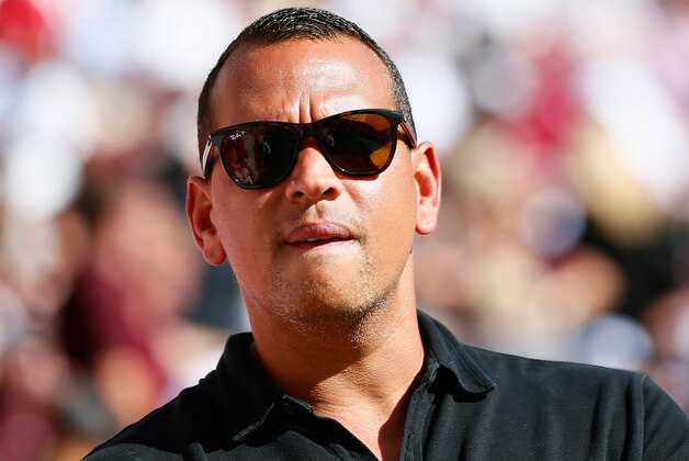 TUSCALOOSA, AL - OCTOBER 18:  Alex Rodriguez of the New York Yankees stands on the field prior to the game between the Alabama Crimson Tide and the Texas A&M Aggies at Bryant-Denny Stadium on October 18, 2014 in Tuscaloosa, Alabama.  (Photo by Kevin C. Cox/Getty Images)