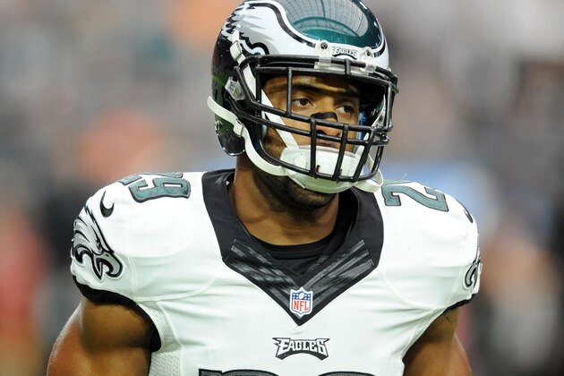 Philadelphia Eagles safety (29) Nate Allen on the field during warmups before the start of a game against the Arizona Cardinals played at University of Phoenix Stadium in Glendale, Ariz. on Sunday, Oct. 26, 2014. (AP Photo/John Cordes)
