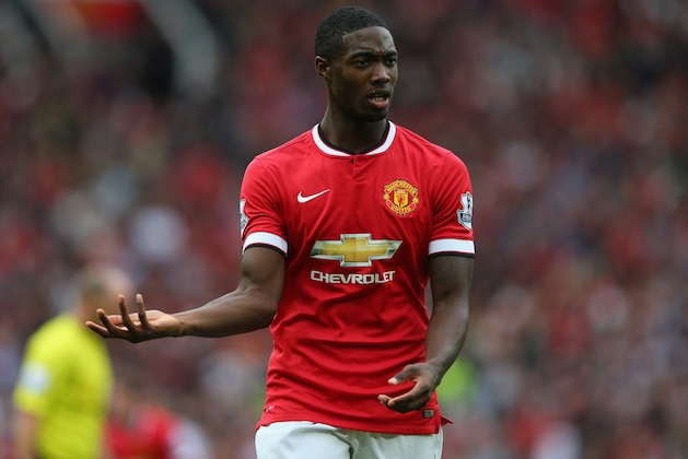 MANCHESTER, ENGLAND - AUGUST 16:  Tyler Blackett of Manchester United in action during the Barclays Premier League match between Manchester United and Swansea City at Old Trafford on August 16, 2014 in Manchester, England.  (Photo by Alex Livesey/Getty Images)