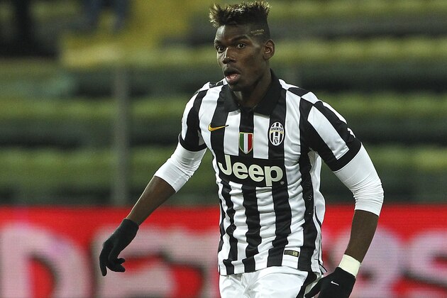 PARMA, ITALY - JANUARY 28:  Paul Pogba of Juventus FC in action during the TIM Cup match between Parma FC and Juventus FC at Stadio Ennio Tardini on January 28, 2015 in Parma, Italy.  (Photo by Marco Luzzani/Getty Images)
