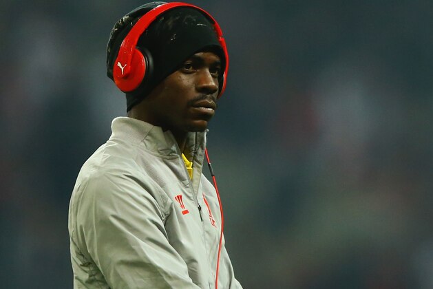 ISTANBUL, TURKEY - FEBRUARY 26:  Mario Balotelli of Liverpool walks on the pitch prior to the UEFA Europa League Round of 32 second leg match between Besiktas JK and Liverpool FC on February 26, 2015 in Istanbul, Turkey.  (Photo by Richard Heathcote/Getty Images)
