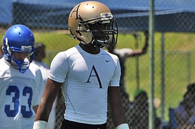 Alabama leads for Maryland athlete Trevon Diggs.