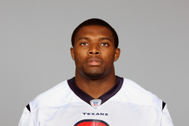 This is a 2012 photo of Mister Alexander of the Houston Texans NFL football team. This image reflects the Houston Texans active roster as of Monday, May 21, 2012 when this image was taken. (AP Photo)