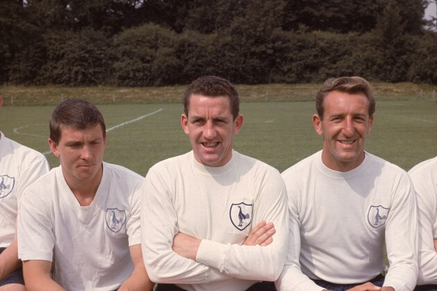 1960:  Dave Mackay of Tottenham Hotspur. \ Mandatory Credit:  Don Morley/Allsport