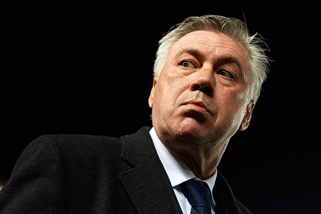 ELCHE, SPAIN - FEBRUARY 22:  Real Madrid manager Carlo Ancelotti looks on before the La Liga match between Elche FC and Real Madrid at Estadio Manuel Martinez Valero on February 22, 2015 in Elche, Spain.  (Photo by Manuel Queimadelos Alonso/Getty Images)
