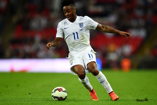 LONDON, ENGLAND - SEPTEMBER 03:  Raheem Sterling of England in action during the International friendly match between England and Norway at Wembley Stadium on September 3, 2014 in London, England.  (Photo by Laurence Griffiths/Getty Images)