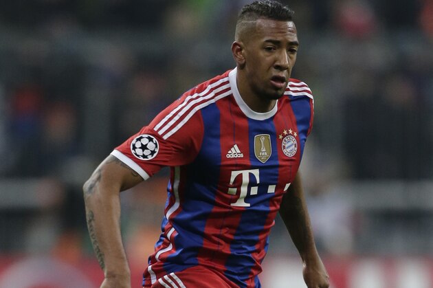 Bayern's Jerome Boateng controls the ball during the Champions League group E soccer match between FC Bayern Munich and CSKA Moscow in Munich, Germany, Wednesday, Dec. 10, 2014. (AP Photo/Matthias Schrader)