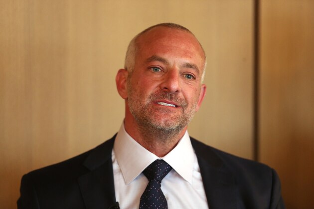 LONDON, ENGLAND - MARCH 6:  Lorenzo Fertitta, Owner & Chairman of the Ultimate Fighting Championship speaks at the Leaders UFC Breakfast at the Cafe Royal Hotel on March 6, 2014 in London, England. (Photo by Stephen Pond/Getty Images)