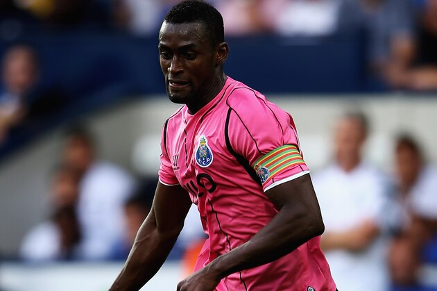 WEST BROMWICH, ENGLAND - AUGUST 09:  Jackson Martinez of FC Porto in action during the Pre Season Friendly match between West Bromwich Albion and FC Porto at The Hawthorns on August 9, 2014 in West Bromwich, England.  (Photo by Matthew Lewis/Getty Images)