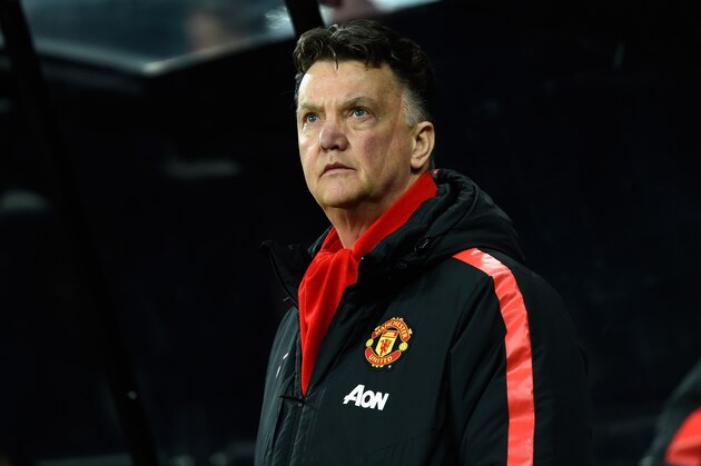 NEWCASTLE UPON TYNE, ENGLAND - MARCH 04:  Manchester United manager Louis Van Gaal looks on before the Barclays Premier League match between Newcastle United and Manchester United at St James' Park on March 4, 2015 in Newcastle upon Tyne, England.  (Photo by Stu Forster/Getty Images)