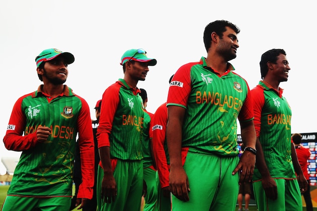 NELSON, NEW ZEALAND - MARCH 05: Bangladesh walk off after winning the 2015 ICC Cricket World Cup match between Bangladesh and Scotland at Saxton Field on March 5, 2015 in Nelson, New Zealand. (Photo by Hannah Peters/Getty Images) NELSON, NEW ZEALAND - MARCH 05: Bangladesh walk off after winning the 2015 ICC Cricket World Cup match between Bangladesh and Scotland at Saxton Field on March 5, 2015 in Nelson, New Zealand. (Photo by Hannah Peters/Getty Images)