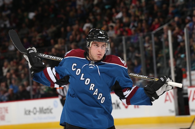 DENVER, CO - FEBRUARY 28:  Tyson Barrie #4 of the Colorado Avalanche skates against the Minnesota Wild at the Pepsi Center on February 28, 2015 in Denver, Colorado.  The Wild defeated the Avalanche 3-1.  (Photo by Michael Martin/NHLI via Getty Images)