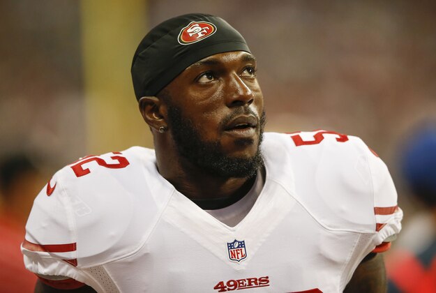 Aug 28, 2014; Houston, TX, USA; San Francisco 49ers inside linebacker Patrick Willis (52) during the game against the Houston Texans at NRG Stadium. Mandatory Credit: Kevin Jairaj-USA TODAY Sports
