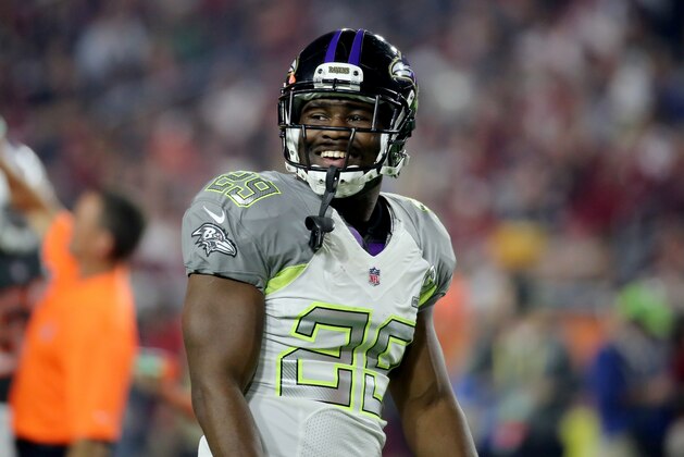 Team Carter's Justin Forsett #29  is seen against Team Irvin during the NFL Pro Bowl Game on Sunday, January 25, 2015 in Glendale, AZ. Team Irvin won the game (AP Photo/Gregory Payan)
