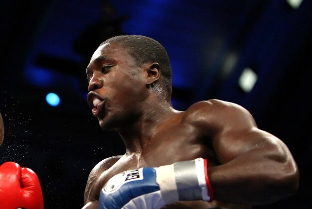 ATLANTIC CITY, NJ - SEPTEMBER 29:  Andre Berto lands a right hand uppercut against David Estrada during their NABF Welterweight Championship fight at Boardwalk Hall on September 29, 2007 in Atlantic City, New Jersey.  (Photo by Al Bello/Getty Images)