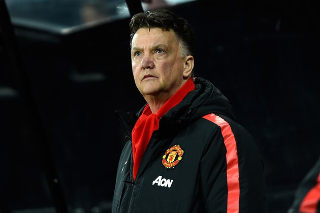 NEWCASTLE UPON TYNE, ENGLAND - MARCH 04:  Manchester United manager Louis Van Gaal looks on before the Barclays Premier League match between Newcastle United and Manchester United at St James' Park on March 4, 2015 in Newcastle upon Tyne, England.  (Photo by Stu Forster/Getty Images)