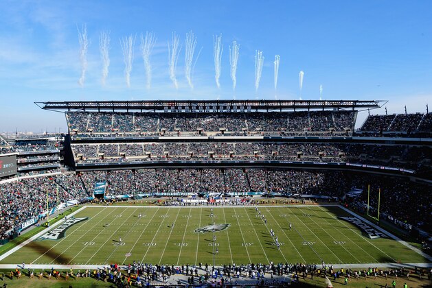 PHILADELPHIA, PA - NOVEMBER 23:  A general view of Lincoln Financial Field is seen at the start of the game between the Philadelphia Eagles and the Tennessee Titans on November 23, 2014 in Philadelphia, Pennsylvania.  (Photo by Evan Habeeb/Getty Images)