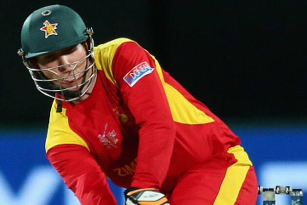 HOBART, AUSTRALIA - MARCH 07:  Brendan Taylor of Zimbabwe bats during the 2015 ICC Cricket World Cup match between Zimbabwe and Ireland at Bellerive Oval on March 7, 2015 in Hobart, Australia.  (Photo by Quinn Rooney/Getty Images)
