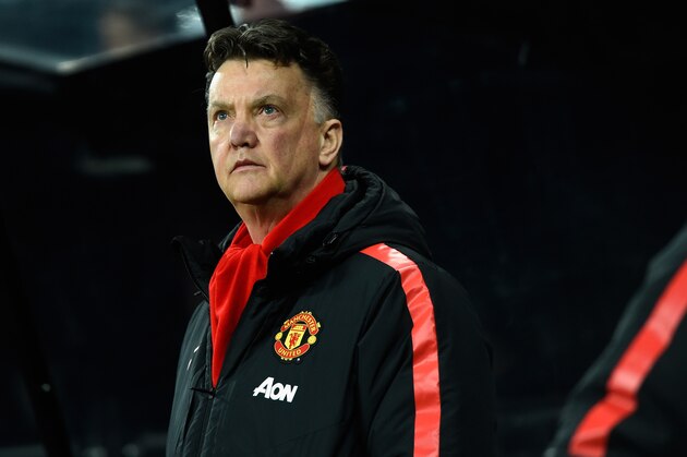 NEWCASTLE UPON TYNE, ENGLAND - MARCH 04:  Manchester United manager Louis Van Gaal looks on before the Barclays Premier League match between Newcastle United and Manchester United at St James' Park on March 4, 2015 in Newcastle upon Tyne, England.  (Photo by Stu Forster/Getty Images)