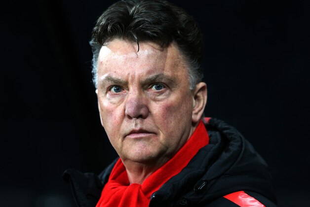 Manchester United's manager Louis Van Gaal awaits the start of their English Premier League soccer match between Newcastle United and Manchester United at St James' Park, Newcastle, England, Wednesday, March, 4, 2015. (AP Photo/Scott Heppell)